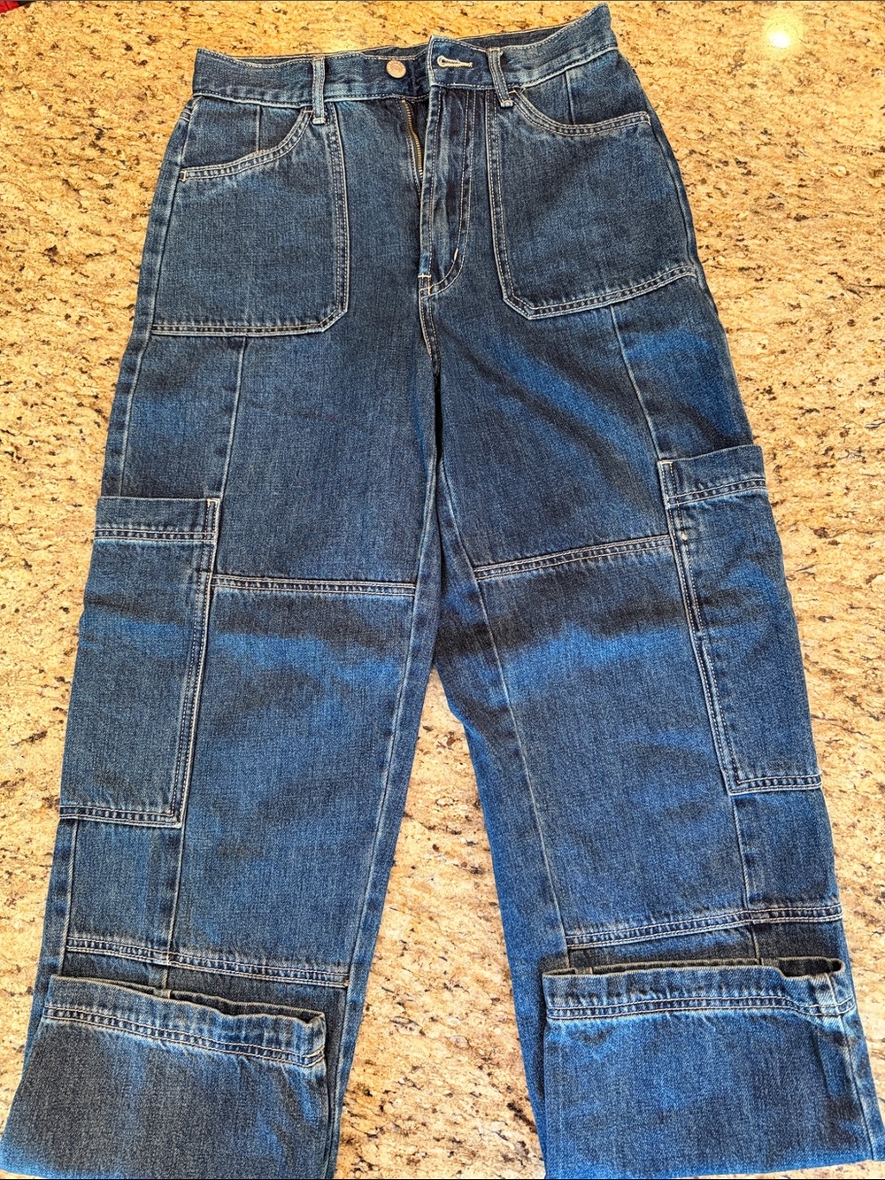 Urban Outfitters BDG High-Rise Baggy Jeans with Utility Pockets